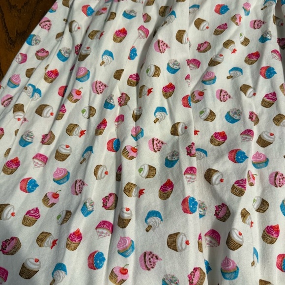 Lindy Bop Matilda Cupcake Print Fit & Flare Dress 18 Retro Inspired Rockabilly - Picture 9 of 16